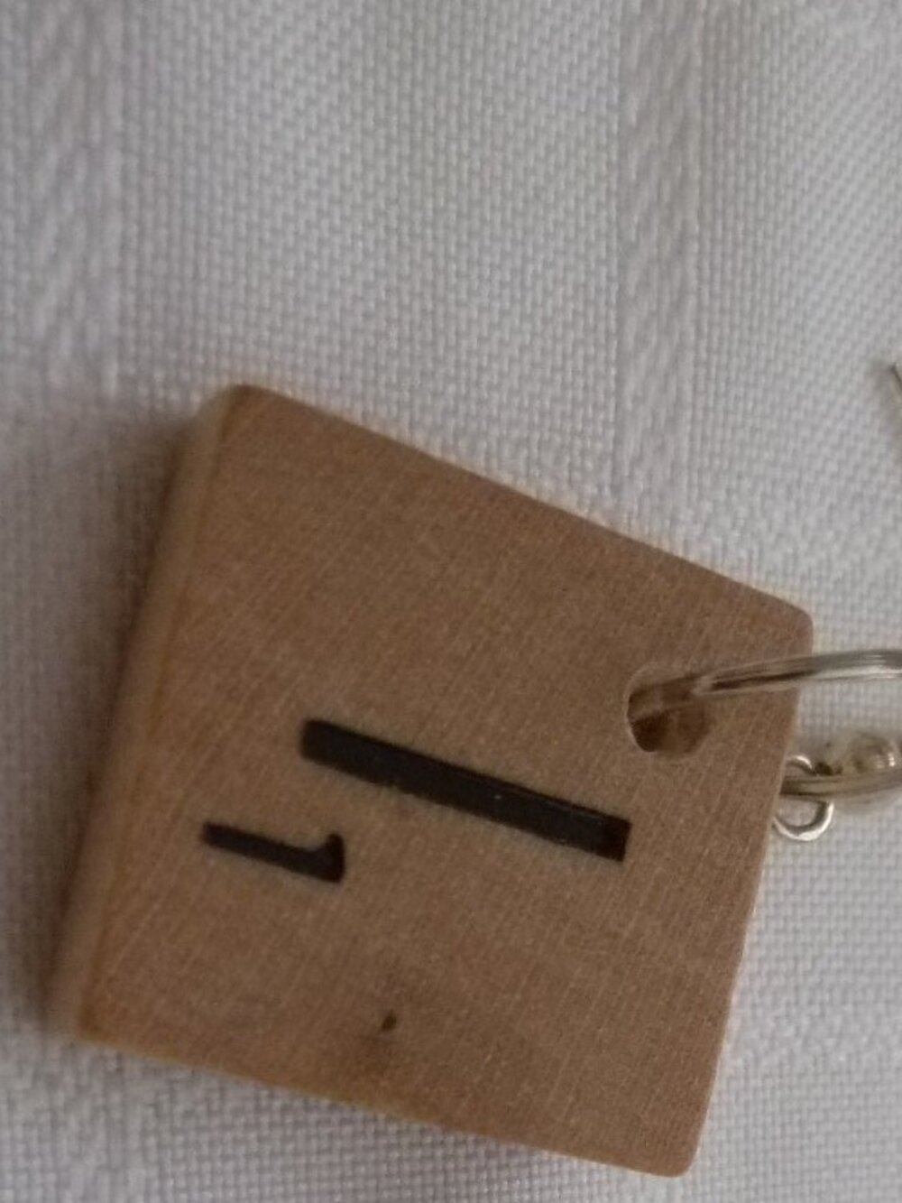 No21 Handmade earrings made from Scrabble tiles